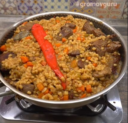 Перловка с говядиной: новое прочтение классики