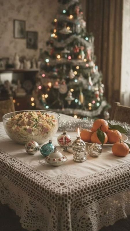 Секреты новогоднего стола: какие салаты готовили на Руси