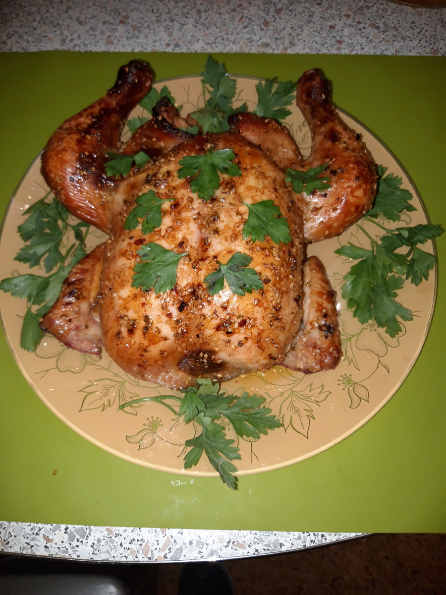 Укротите ароматы Востока: восхитительная курочка с затаром