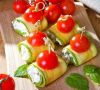 Рулетики из кабачков с творожным сыром: идеальная легкая закуска для вечера