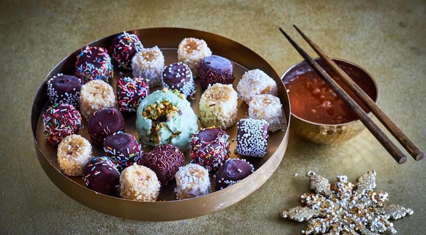 Вкусные зимние конфеты с банановым акцентом