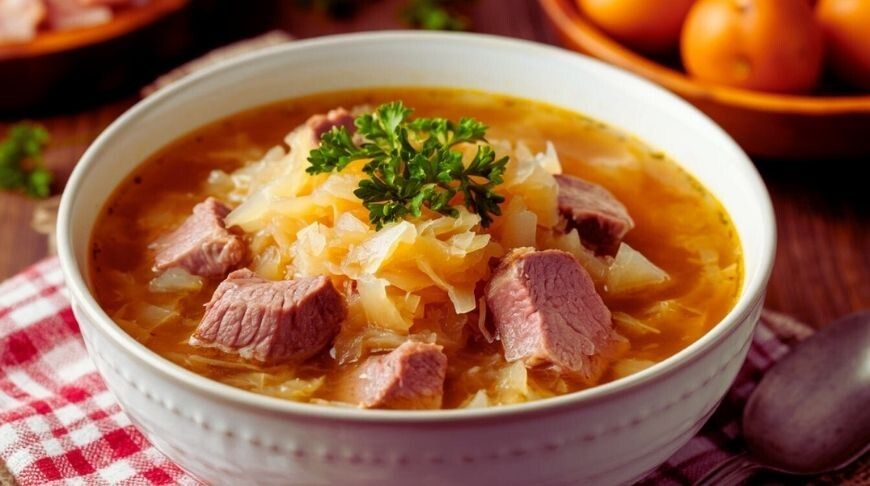 Щи из квашеной капусты: комфорт и вкус в каждой тарелке