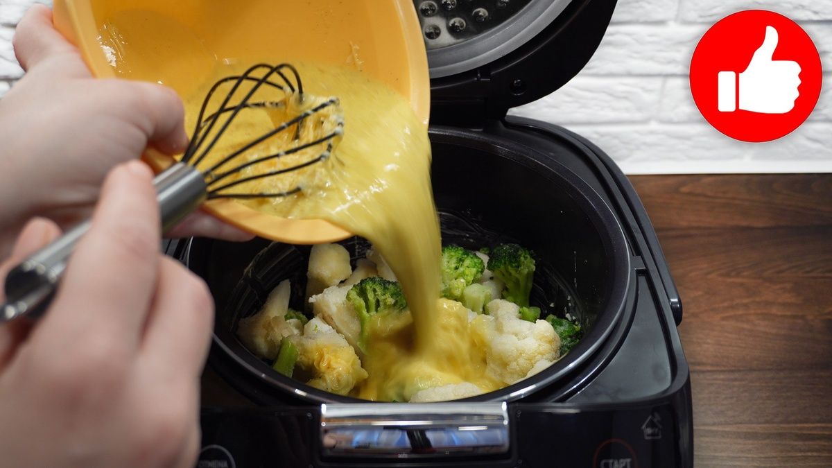 Идеальный завтрак: Омлет с капустой в мультиварке