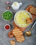Вкусный крем-суп из зелёного горошка для наслаждения зимой