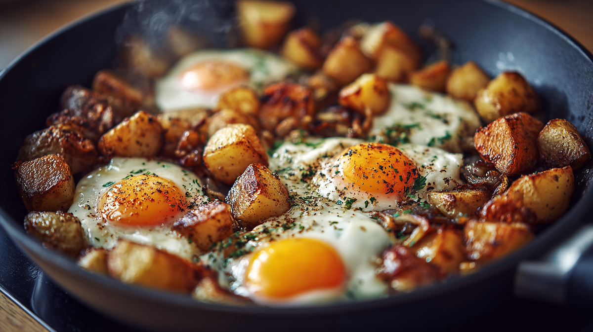 Когда охото по-домашнему, а сил уже нет: быстрый ужин на одной сковороде