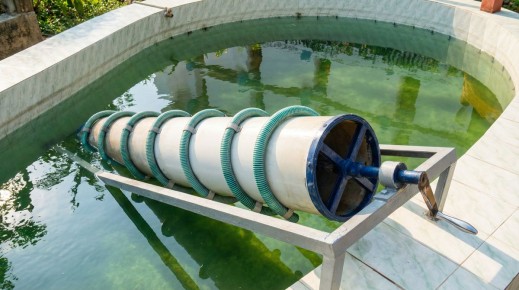 Как винт Архимеда помогает поливать и осушать без электричества