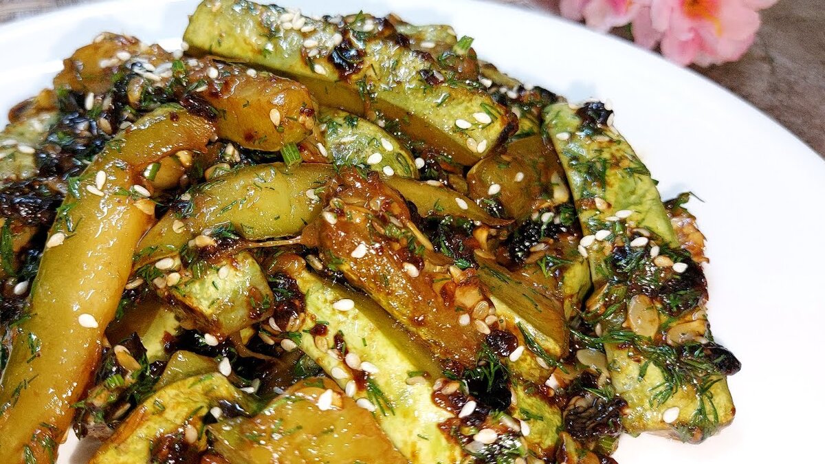 Вкусная закуска из кабачков за считанные минуты