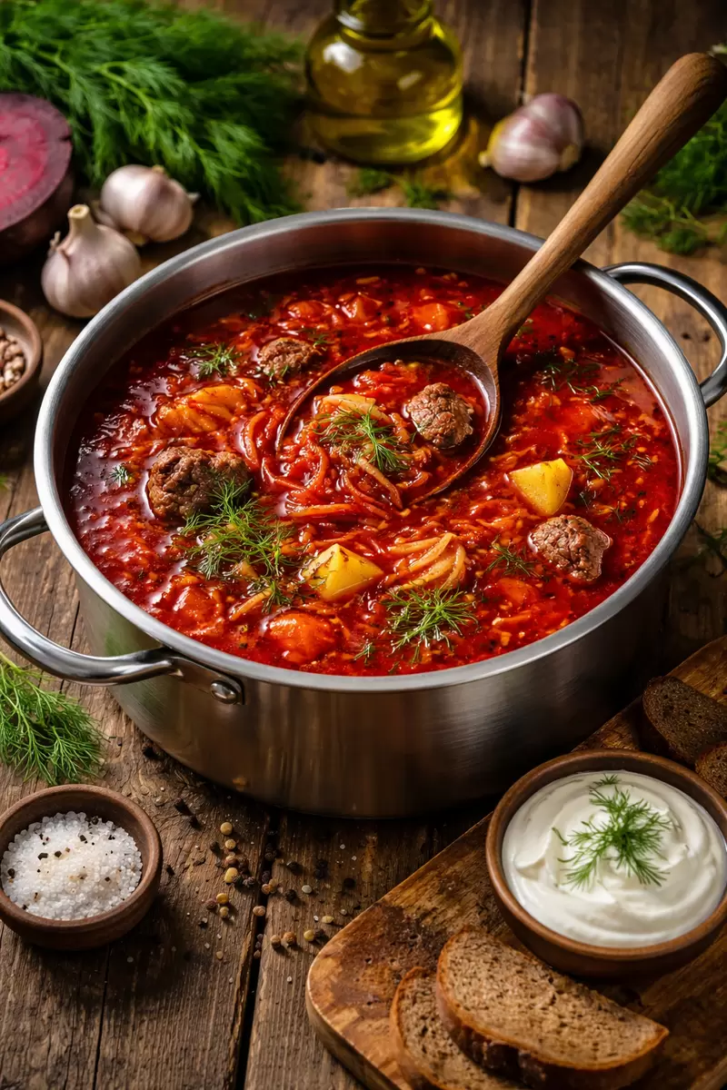 Почему уксус в борще вредит, а не помогает