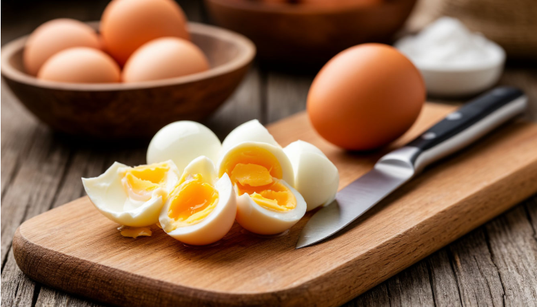 Как быстро подготовить яйца для салата, забыв о ножах и терках