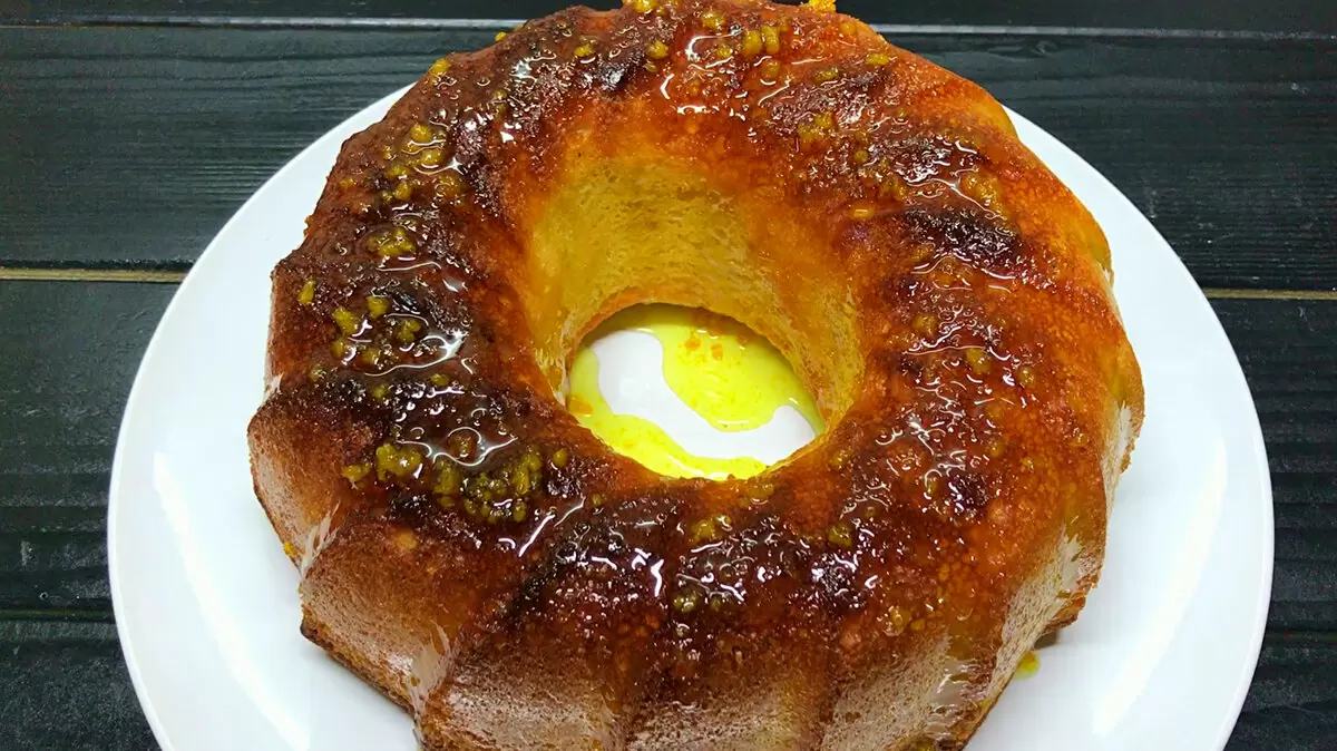 Когда в холодильнике остался один апельсин, пора готовить аппетитный кекс