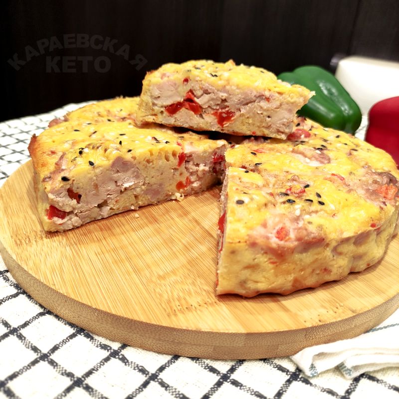Необычная запеканка из курицы в оригинальной заливке
